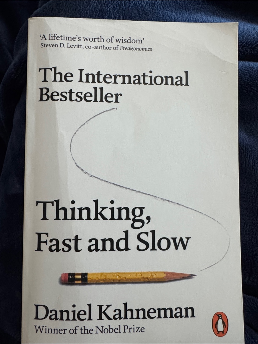 Thinking, Fast and Slow by Daniel Kahneman - White Cover